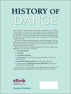 Couverture arri&egrave;re_History Of Dance