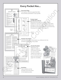 Aperçu du contenu 2_History Pockets: Ancient Civilizations, Grade 1 - 3 Teacher Resource