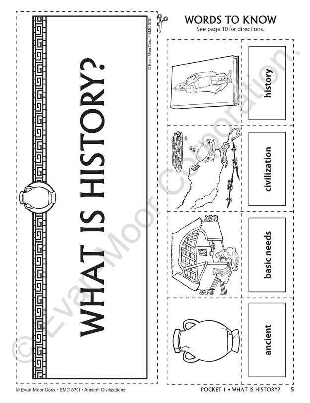 Aperçu du contenu 3_History Pockets: Ancient Civilizations, Grade 1 - 3 Teacher Resource