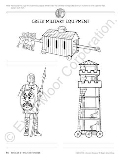 Sample content 4_History Pockets: Ancient Greece, Grade 4 - 6 Teacher Resource