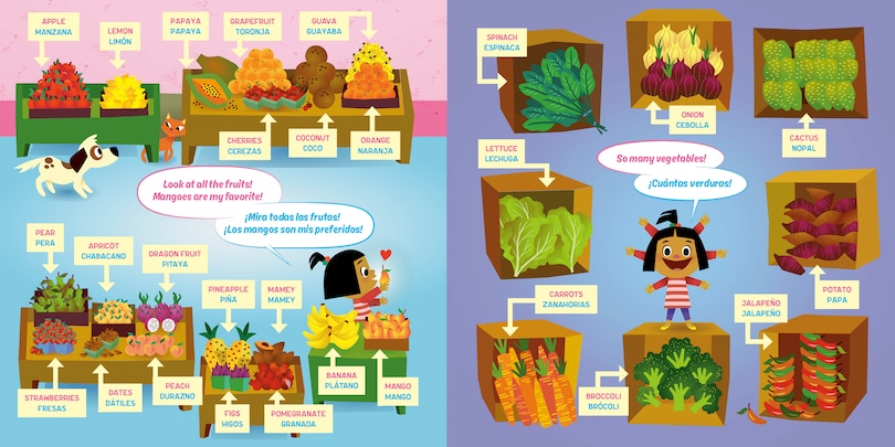 Aper&ccedil;u du contenu 3_Hola, Lola! To the Bodega: A Bilingual First Words Book/&iexcl;Hola, Lola! A la bodega: Un libro biling&uuml;e de primeras palabras