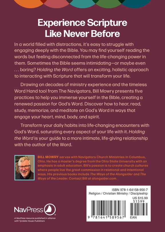Back cover_Holding the Word