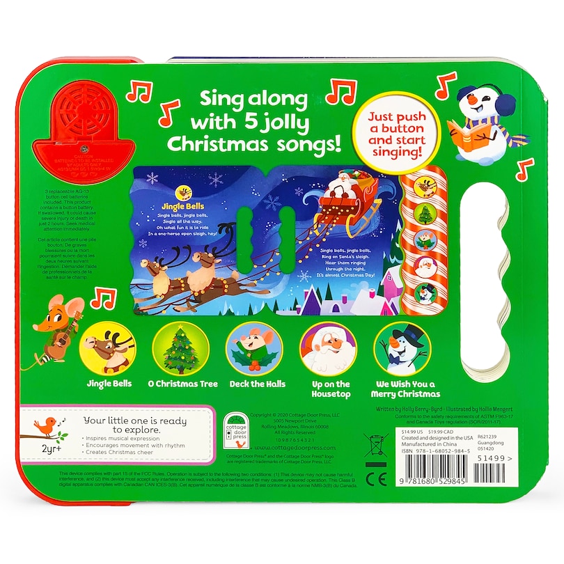 Back cover_Holly Jolly Santa Songs