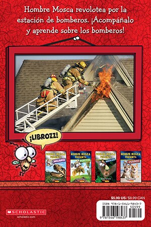 Back cover_Hombre Mosca Presenta: Bomberos (Fly Guy Presents: Firefighters 2)(Spanish Edition)