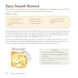 Sample content 5_Homemade Condiments
