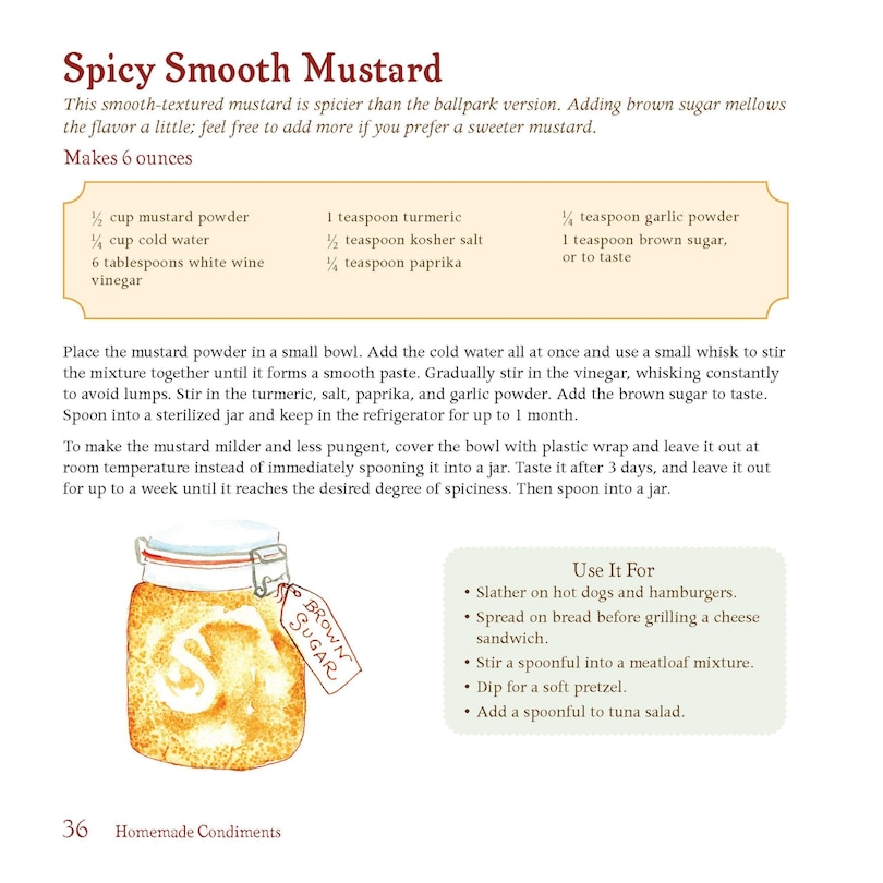 Sample content 5_Homemade Condiments