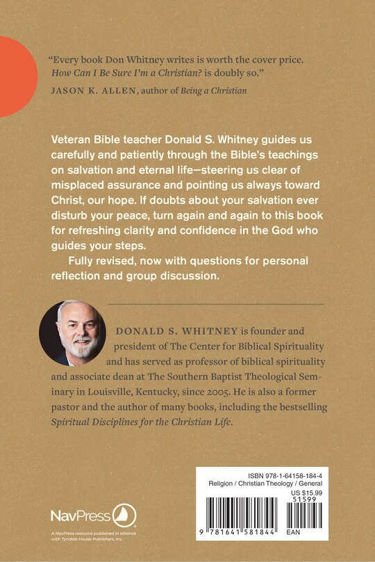 Back cover_How Can I Be Sure I'm A Christian?