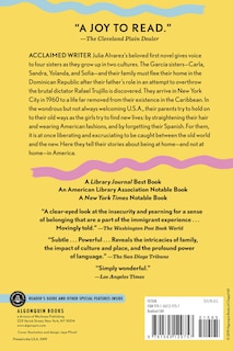 Couverture arri&egrave;re_How the Garcia Girls Lost Their Accents