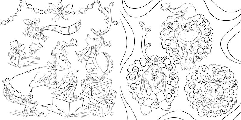 Aperçu du contenu 3_How the Grinch Stole Christmas! Coloring Book