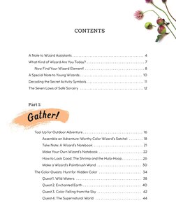 Table of contents_How to Be a Color Wizard: Forage and Experiment with Natural Art Making