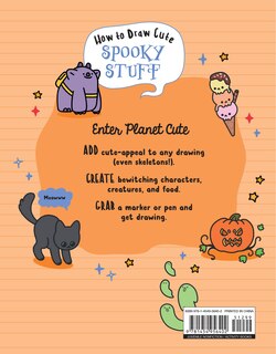Back cover_How to Draw Cute Spooky Stuff