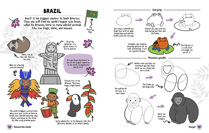 Sample content 2_How To Draw Cute Stuff: Around The World