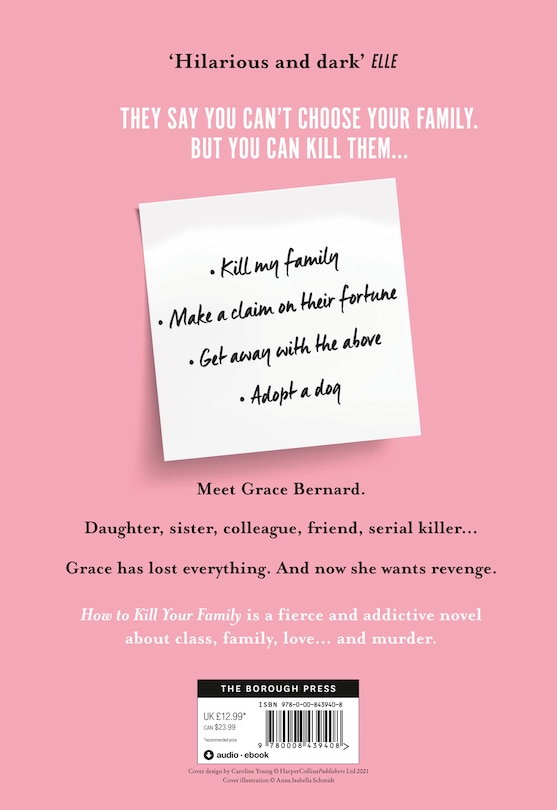 Back cover_How To Kill Your Family