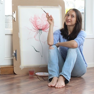 Sample content 5_How to Paint Transparent Watercolour Flowers