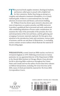 Back cover_How To Prepare Sermons