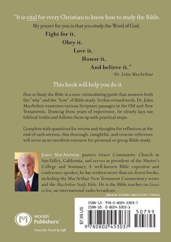 Back cover_HOW TO STUDY THE BIBLE