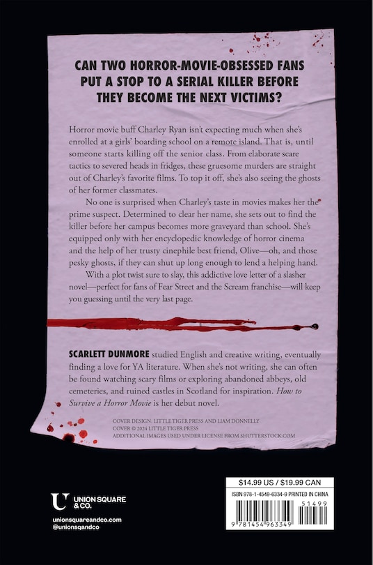 Back cover_How to Survive a Horror Movie