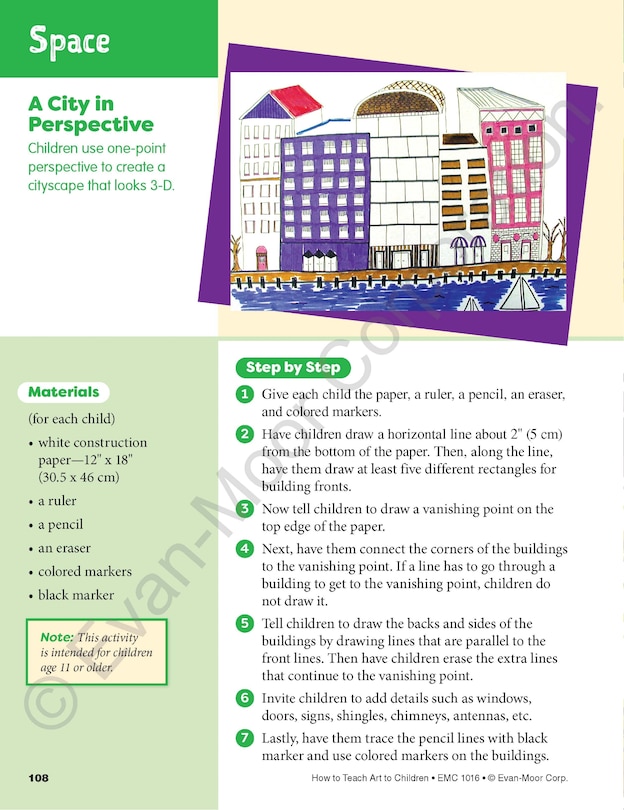 Sample content 3_How to Teach Art to Children, Grade 1 - 6 Teacher Resource