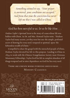 Couverture arrière_HUDSON TAYLOR'S SPIRITUAL SECRET