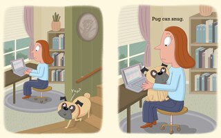 Sample content_Hugs for Pug