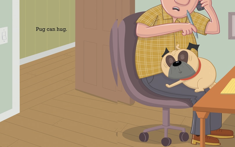 Sample content 3_Hugs for Pug