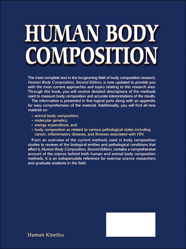 Back cover_Human Body Composition