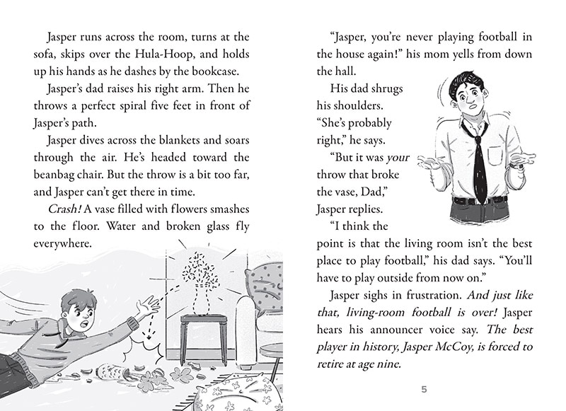 Sample content 2_Hut! Hut! Hike!: A Branches Book (Sports Zone! #1)