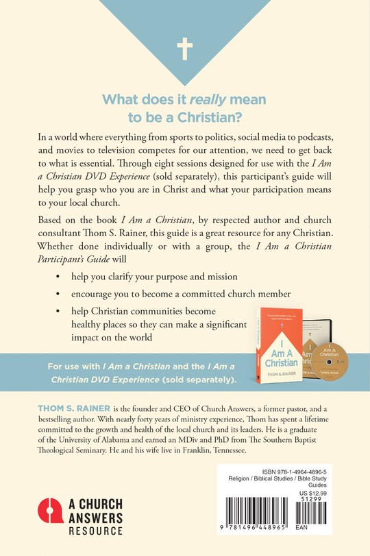 Couverture arrière_I Am a Christian Participant’s Guide