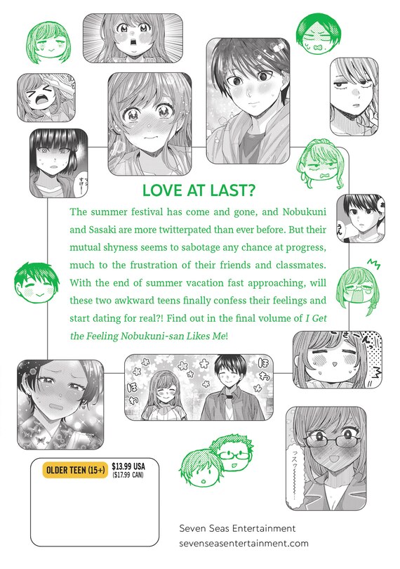 Couverture arri&egrave;re_I Get the Feeling That Nobukuni-san Likes Me Vol. 7