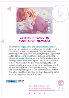 Back cover_I Got Married to the Girl I Hate Most in Class (Manga) Vol. 1