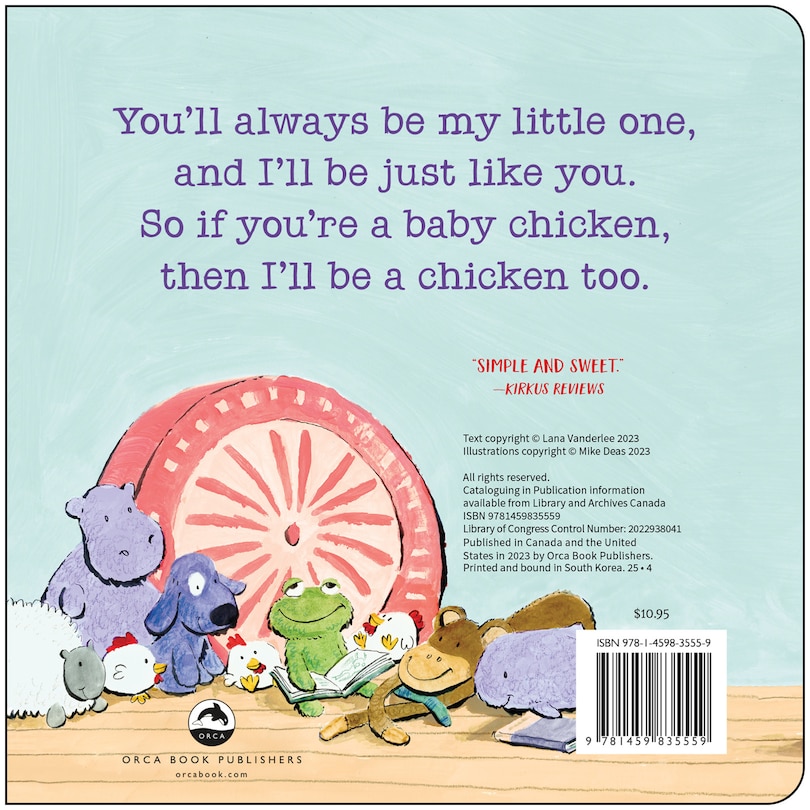 Back cover_I’ll Be a Chicken Too