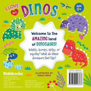 Back cover_I Love All Dinos (Touch & Feel Board Book)