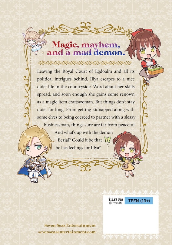 Couverture arrière_I Quit My Apprenticeship as a Royal Court Wizard to Become a Magic Item Craftswoman (Manga) Vol. 2