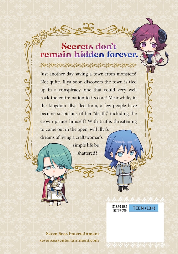 Back cover_I Quit My Apprenticeship as a Royal Court Wizard to Become a Magic Item Craftswoman (Manga) Vol. 4