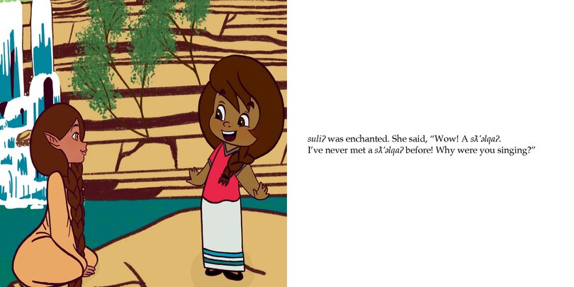 Sample content_i? siwɬkw nkwancinəm k'əl suli? / The Water Sings to Suli?