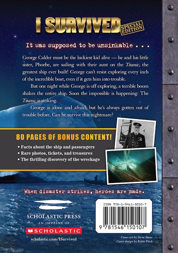 Back cover_I Survived the Sinking of the Titanic, 1912 (Special Edition: I Survived #1)