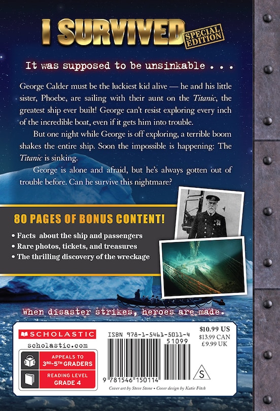 Back cover_I Survived the Sinking of the Titanic, 1912 (Special Edition: I Survived #1)