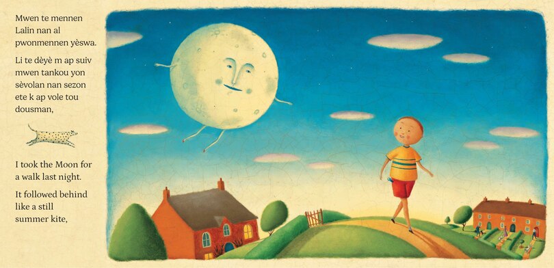 Aperçu du contenu 4_I Took the Moon for a Walk (Bilingual Haitian Creole & English)