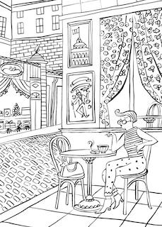 Sample content_Iconic Paris Coloring Book