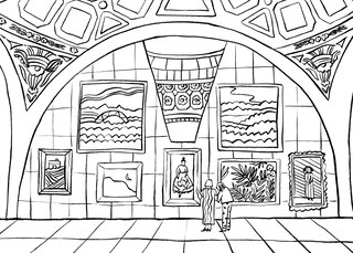 Sample content 3_Iconic Paris Coloring Book