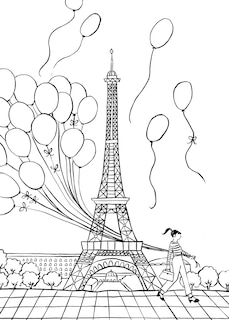 Sample content 4_Iconic Paris Coloring Book