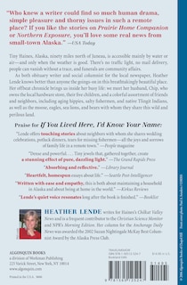 Back cover_If You Lived Here, I'd Know Your Name