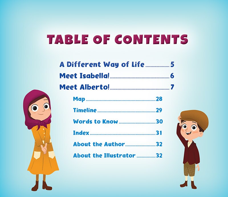 Table of contents_If You Were a Kid at Ellis Island