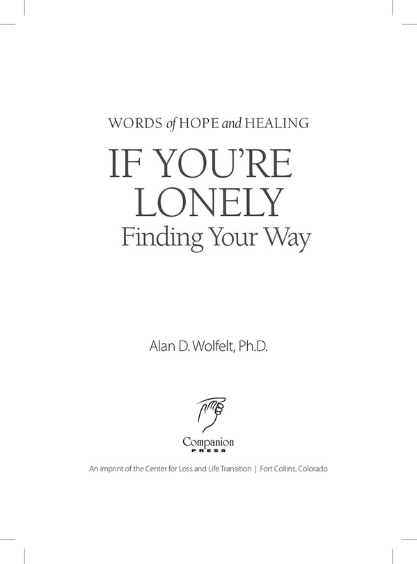 Sample content 5_If You're Lonely: Finding Your Way