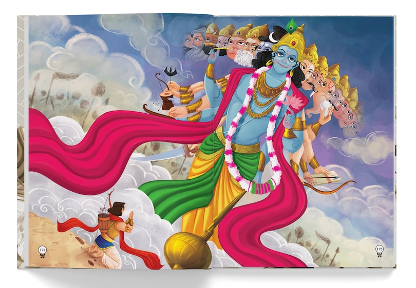 Aper&ccedil;u du contenu_Illustrated Mahabharata: Timeless Tales for Children (Deluxe Edition)