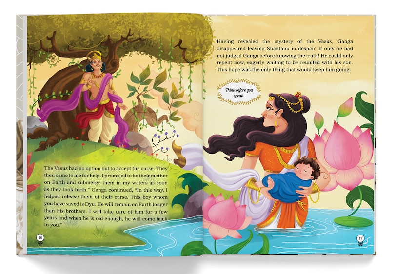 Aper&ccedil;u du contenu 2_Illustrated Mahabharata: Timeless Tales for Children (Deluxe Edition)