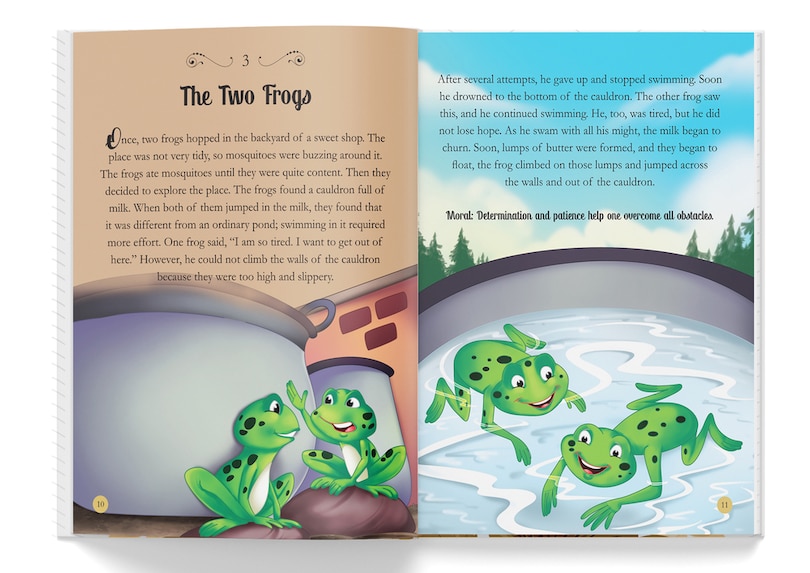 Aper&ccedil;u du contenu 2_Illustrated Moral Tales: Classic Tales From India , The