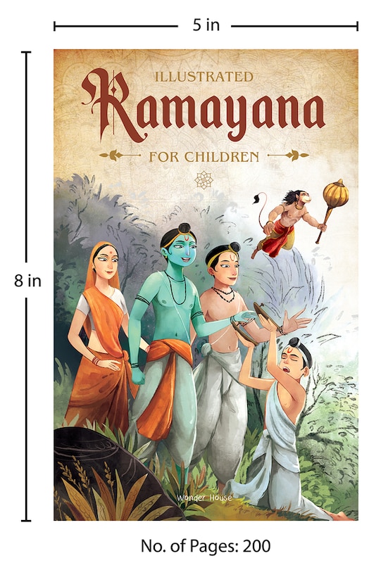 Sample content 5_Illustrated Ramayana For Children (Black and White)