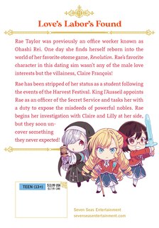 Back cover_I'm in Love with the Villainess (Manga) Vol. 9