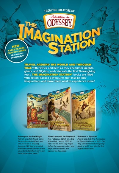 Back cover_Imagination Station Books 3-pack: Revenge Of The Red Knight / Showdown With The Shepherd / Problems In Plymouth